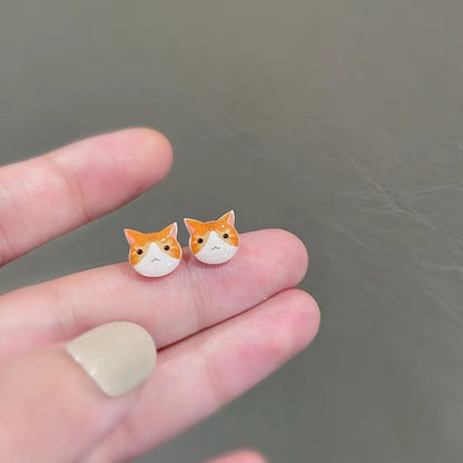 Handmade Cat Earring