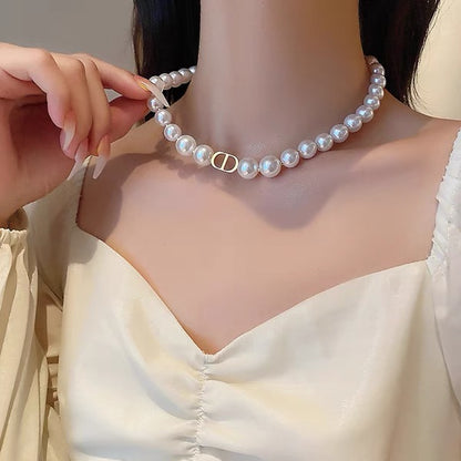 Natural Pearl Choker Necklace